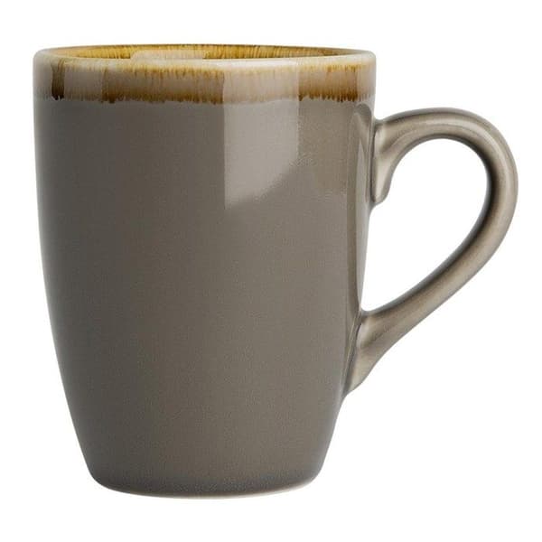 Grå mugg - 340 ml - Set om 6 - Olympia Kiln