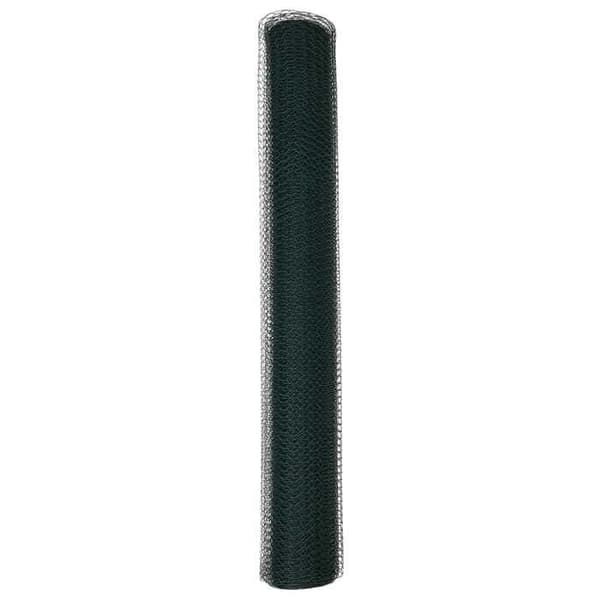 vidaXL Hexagonal stängsel Grön 1,2 x 10 m PVC 42005350