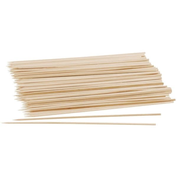 Paket med 100 träspett 20 cm Fackelmann Nature