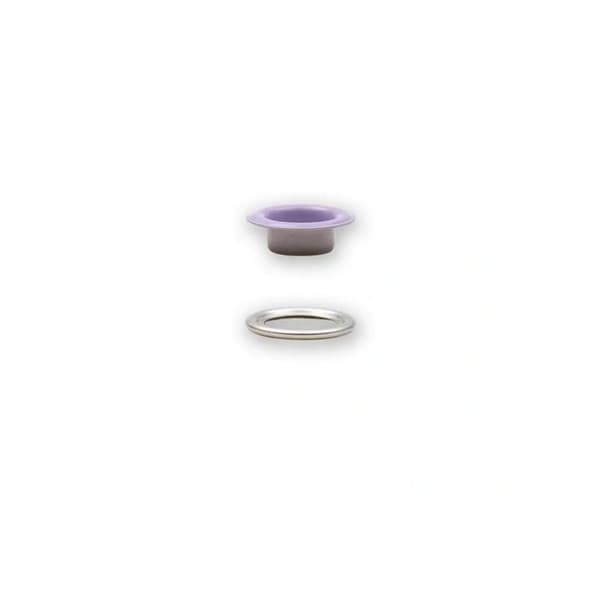 Öglaask - PRYM - 32 stycken 8 mm - Lila - Lätt att fästa - Oeko-Tex certifierade