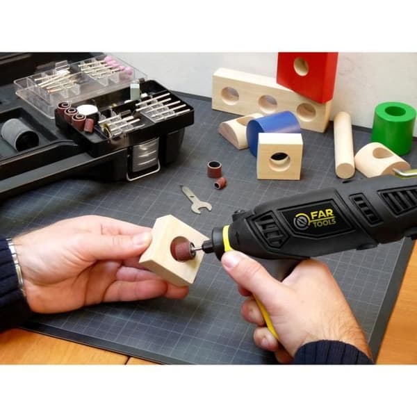 FARTOOLS DCP 170 minislip - 170 W - hastighetsvariator - snabbt verktygsbyte