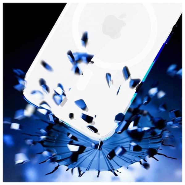 Transparent MagSafe-skal 3MK för iPhone 16e