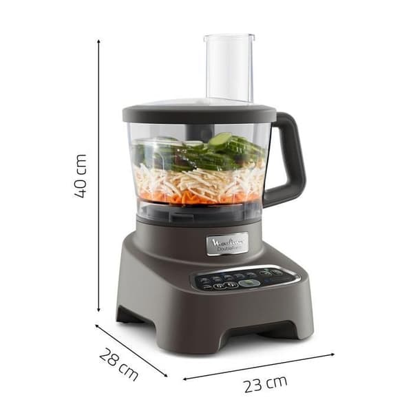 Moulinex, Double force, Multifunktionsrobot, mixer, 10 tillbehör, 6 hastigheter, FP827E10