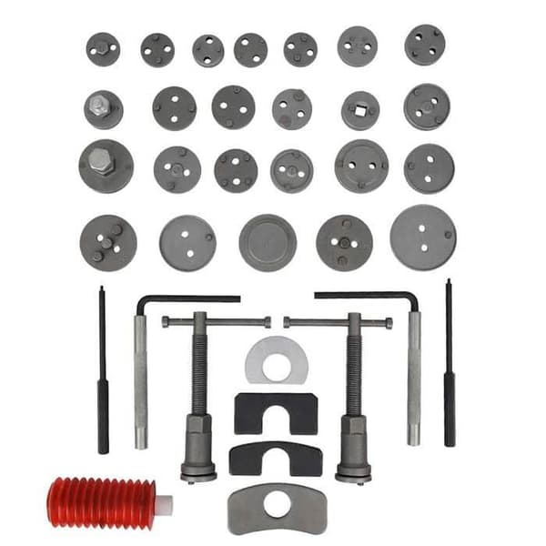 Bromsok kolvpåskjutarlåda - 35 delar kit