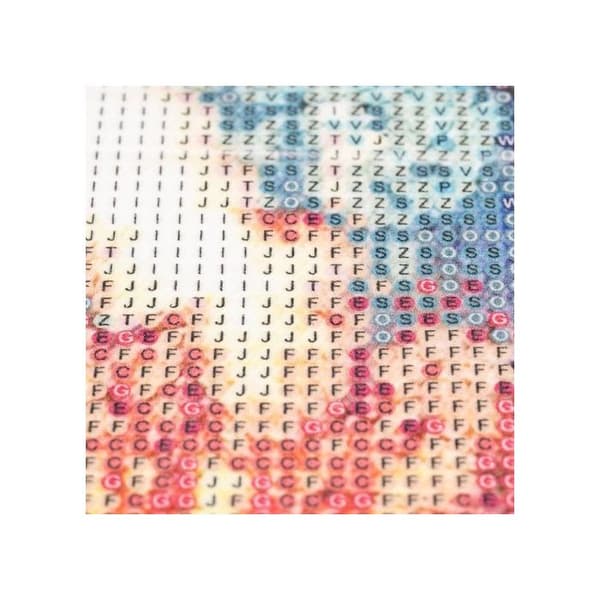 Mosaik av diamantbroderi H16213