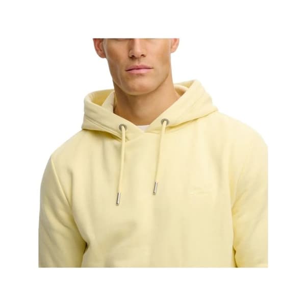 Sweat Superdry Herr Essential Gul Bomull