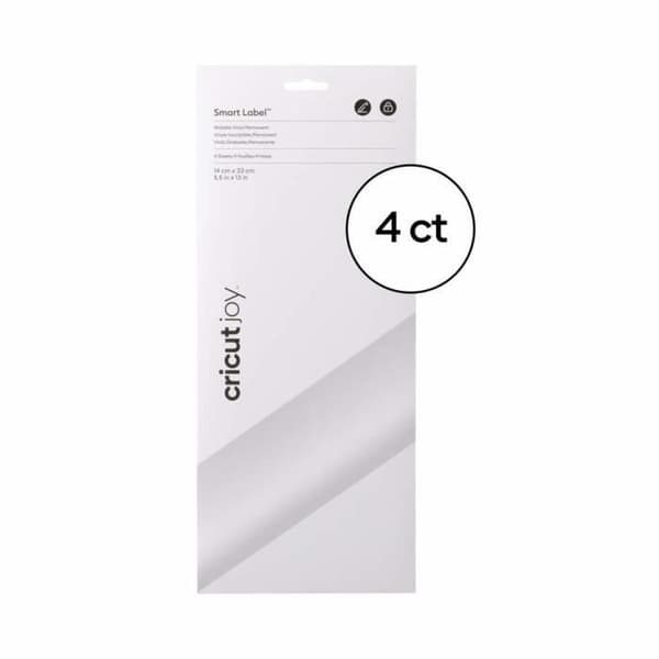 CRICUT SMART LABEL PERMANENT WHITE | 33 CM (13'') | 4 X ARK AV VI