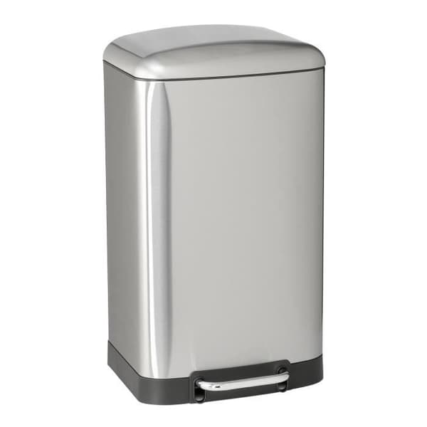 Köksavfallshink med Pedal - GREENWICH - 40 L - Borstat Rostfritt Stål - Kitchen Move