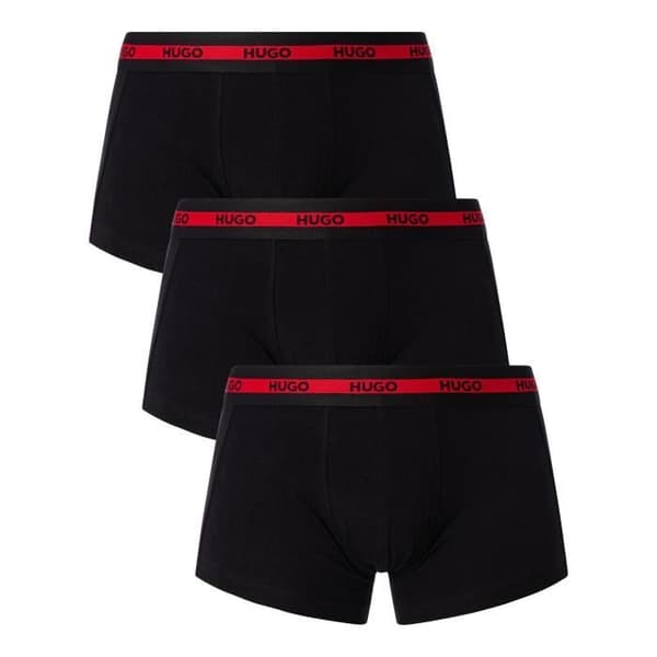 HUGO För män Pack med 3 trunks, Svart