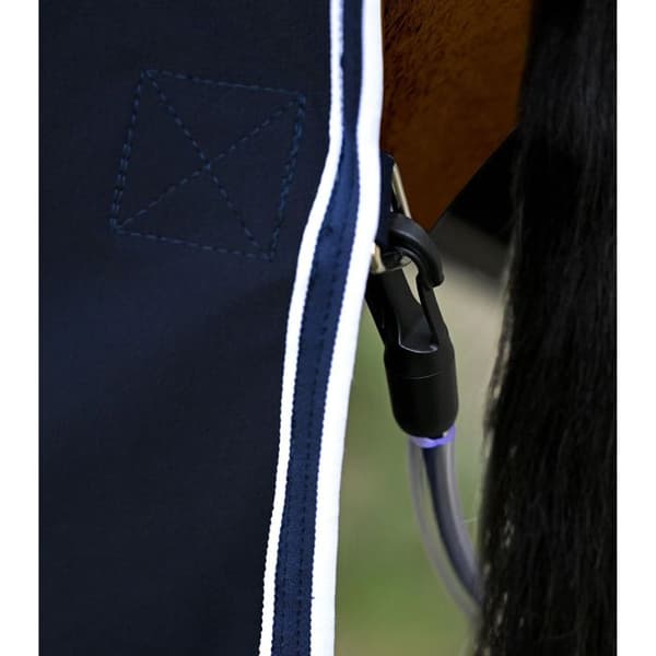 Torkande täcke för häst Premier Equine Airtech - Blå - 198 cm