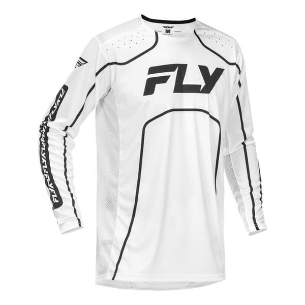Fly Racing Rayce-tröja - vit/svart