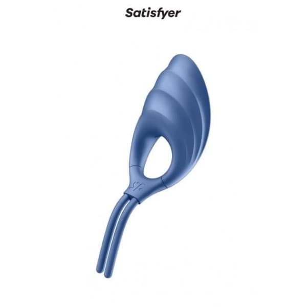 Cockring - Satisfyer - Svärdman - Blå - Medicinskt silikon - Vibrerande
