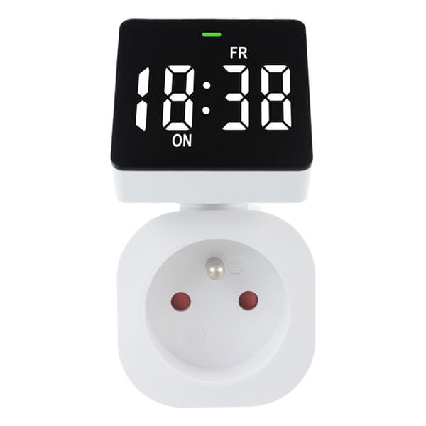 Programmerbar kontakt - GreenBlue - GB610 E - Digital klocka - Max last 16A - IP20