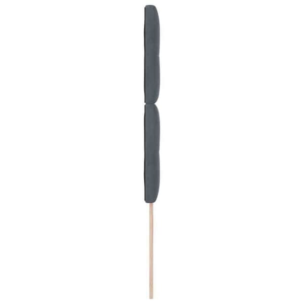 vidaXL Huvudgavel Mörkgrå 90 cm Sammet 3337803