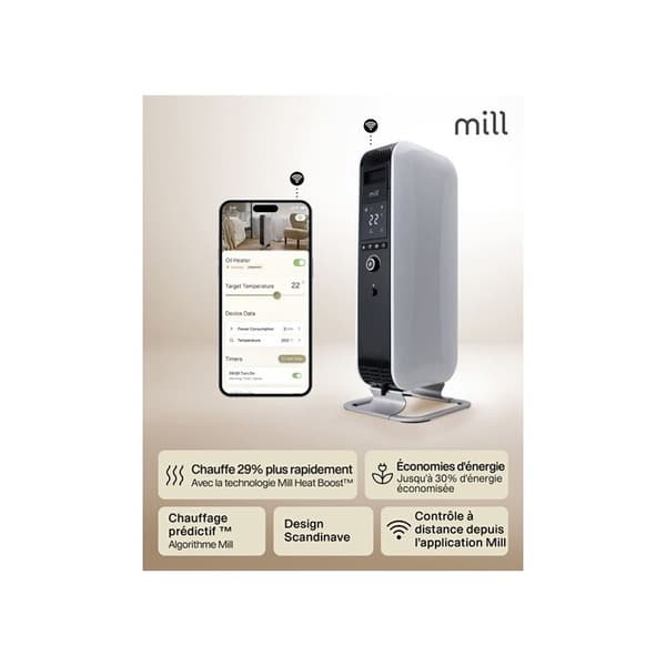 Mill OIL1500WIFI3 oljebadsradiator