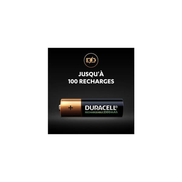 Duracell RCR AA X2 2500 MAH uppladdningsbart batteri