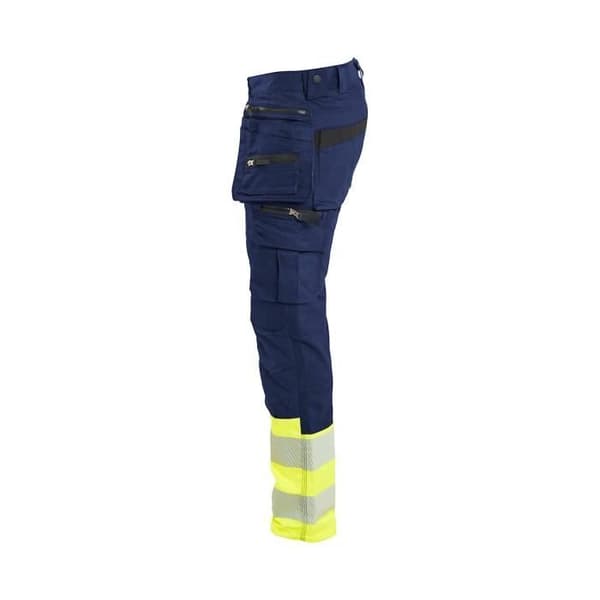 Högsynlig stretch arbetsbyxa Blaklader - BLAKLADER - Herr - Marin/gul - Blå