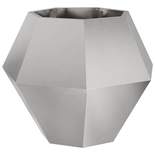 vidaXL Blomlåda Silver 75 x 75 x 60 cm Rostfritt stål 884046