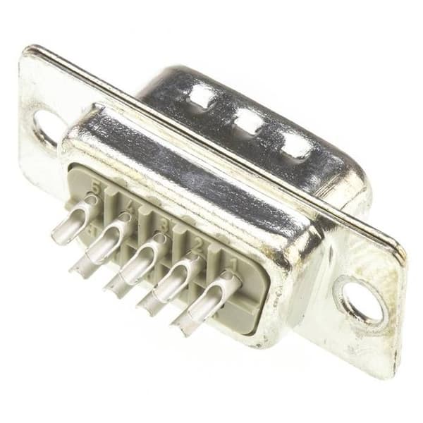 SUB-D kontakt Antal poler: 9 Harting 09 67 009 5604 lödspets 1 st.