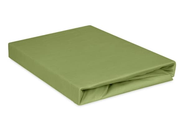 Drap jersey PREMIUM med elastik 90x200, 100x200x20, grön_35, MATEX