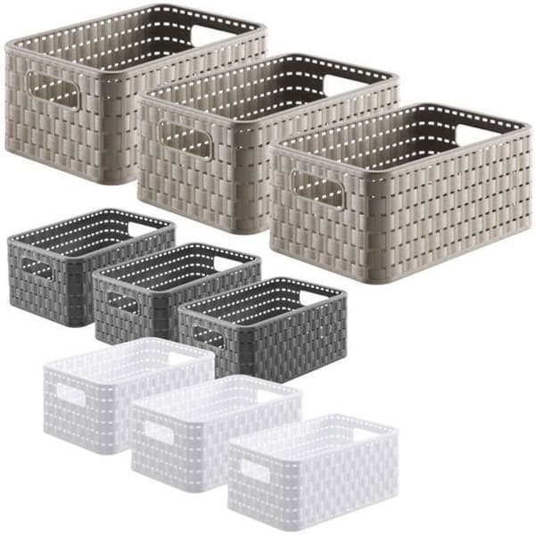 Förvaringskorg - ROTHO - GRAPHIX A4 - Transparent - Plastik - Stapelbar