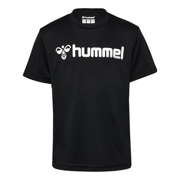 Barntröja Hummel Logotyp - svart