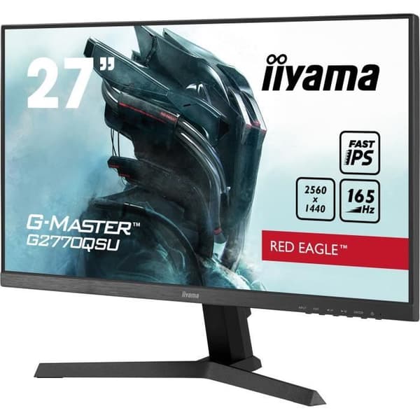Spelmonitor - IIYAMA - 27" - QHD - 165Hz - Snabb IPS-panel - 0,5ms - G2770QSU-B1
