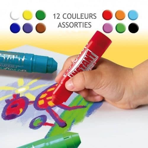 Gouachefärg - PLAYCOLOR - Basic One - 12 Färger - 10g - Lätt att Använda
