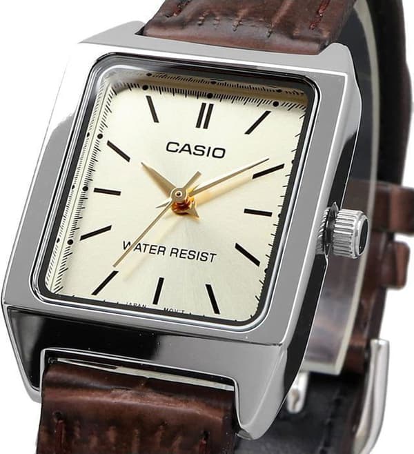 Klocka - Casio - LTPV007L9E - Läder - Analog - Dam