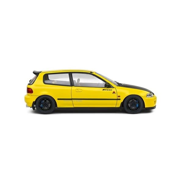 Miniatyr - SOLIDO - Honda Civic (EG6) - Spoon-version - Carnaval Gula - 1/18