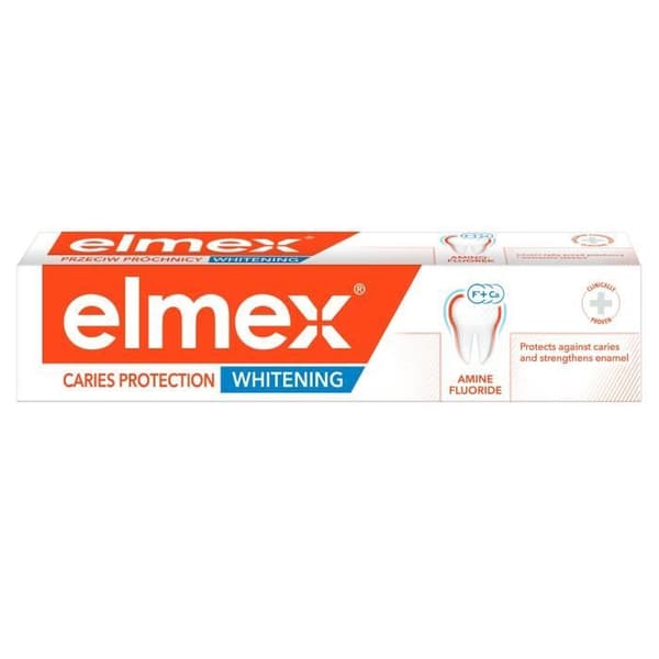 Tandkräm - Elmex - Antikaries - Vitnande - 75 ml - Skydd mot karies