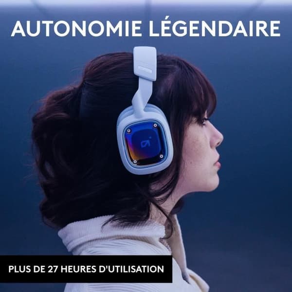 Gaminghörlurar - Trådlös - Logitech G - A30 - PS5, PS4, PC, MAC, Mobil - Vit