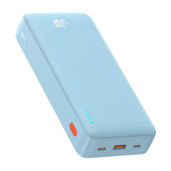 Extern USB-batteri - BASEUS - Airpow (P10022804313-00) - 20 000 mAh - 20 W - Typ-C & Micro-USB