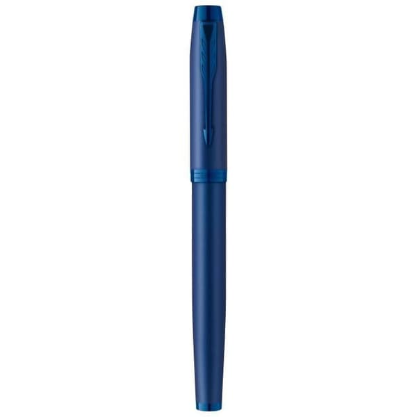 Parker IM bläckpenna monokrom blå - medelspets, blått bläck, presentförpackning