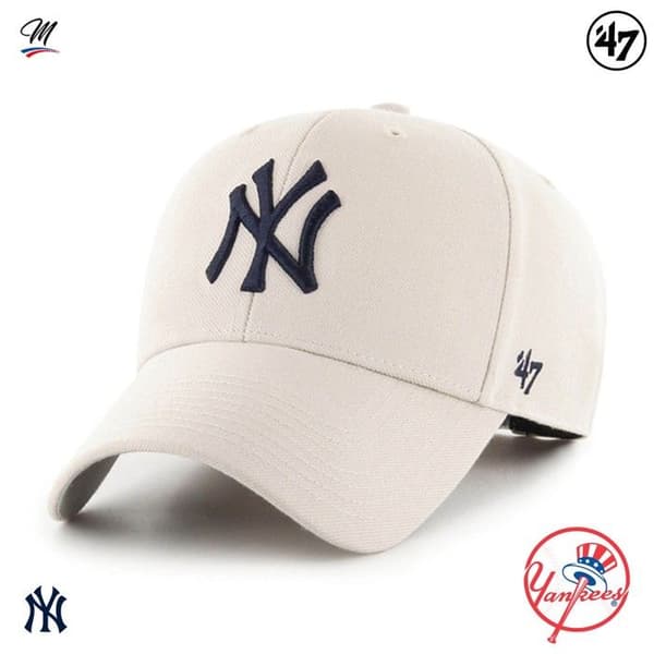 47 BRAND, Cap mlb new york yankees mvp, Bone