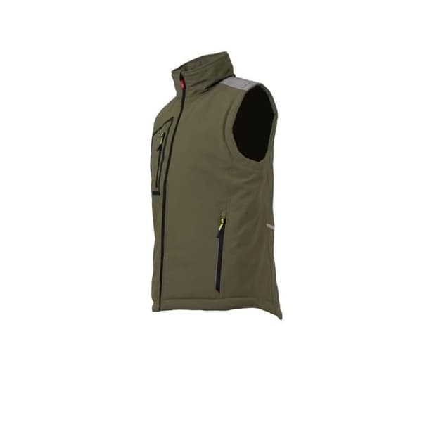Payper Wear Stream Lite Pad är en ärmlös arbetsjacka - militärgrön/grön