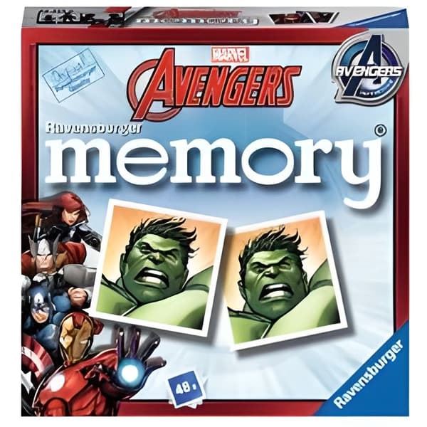 Brädspel - RAVENSBURGER - Mini - Marvel minnesspel - 48 kort - 4 år och uppåt