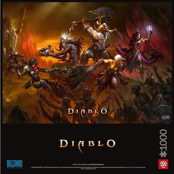 Diablo Heroes Battle Puzzle 1000 bitar