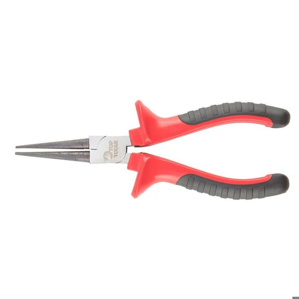 Rund nosig tång - TOP TOOLS - 165 mm - Röd - Precision - Ergonomisk