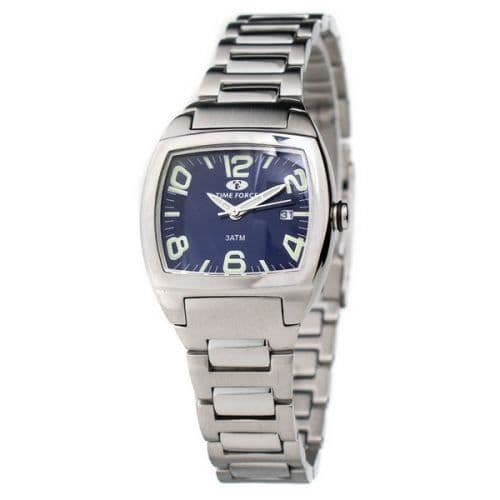 Damklocka - Time Force - TF2588L-03M - Kvarts - 28 mm - Stål - Blå