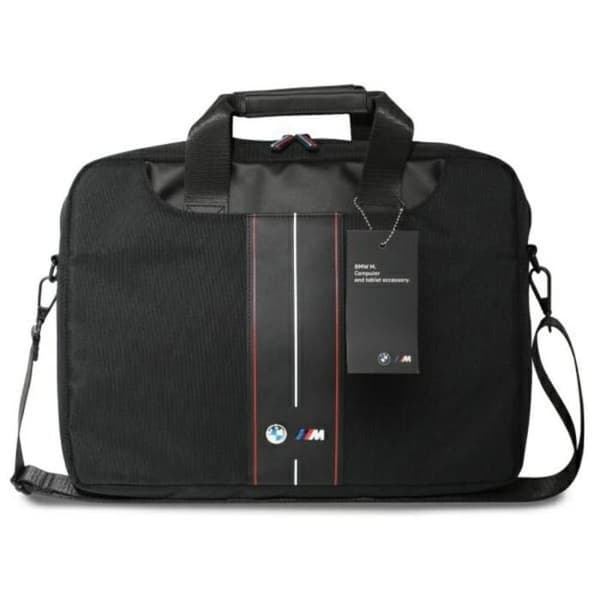 Laptoptas 16" (Svart) BMW Nylon Röd Rand