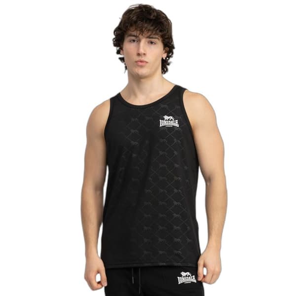 Lonsdale Regular Fit Sandringham - svart/vit linne