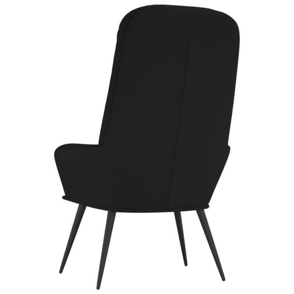 vidaXL Säcksoffa Svart Sammet 341200