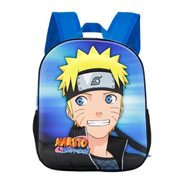 Ryggsäck - KARACTERMANIA - Titta på Naruto - Barn - Blå - 11x26x31cm