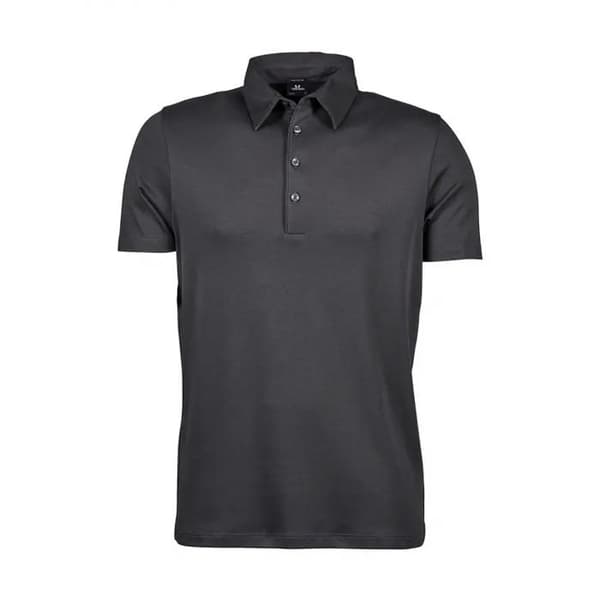 Polo Tee Jays Pima - mörkgrå
