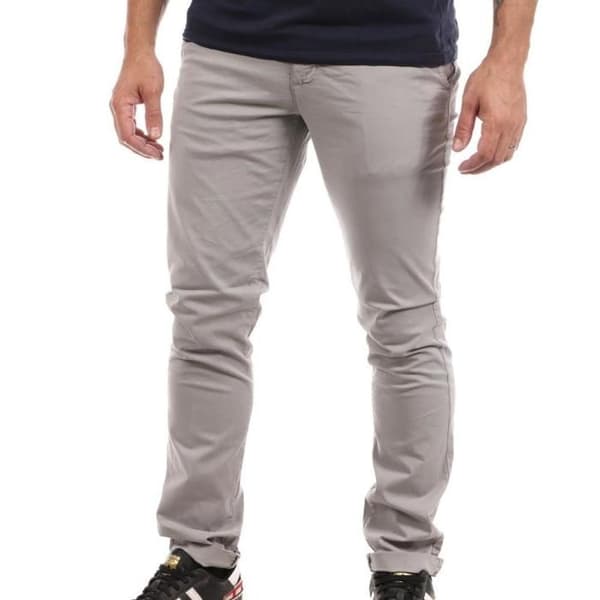 Ljusgrå Chino Byxor Herr Paname Brothers Costa