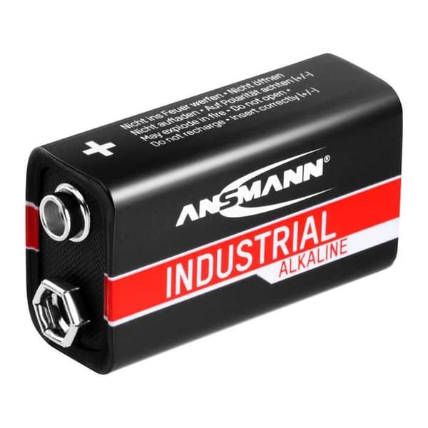Ansmann 9 V E-Block industriella alkaliska batterier 10 st 1505-0001