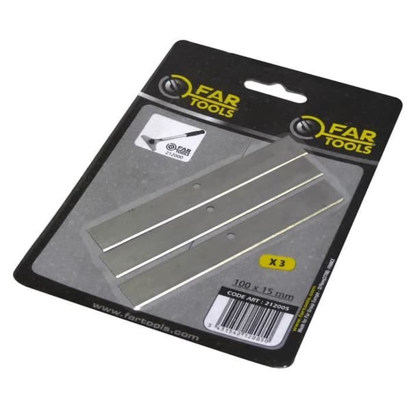Blad - FARTOOLS - för skrapa 212000 - Set om 3