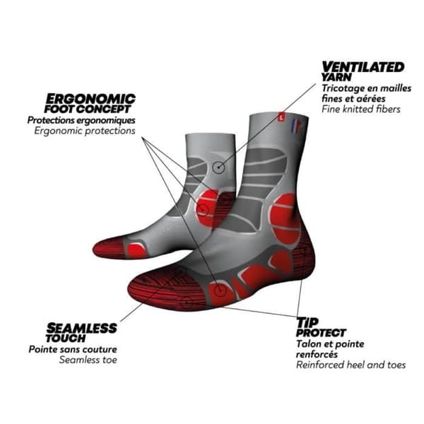 Chaussette Monnet Socquette Mid Extra Lätt