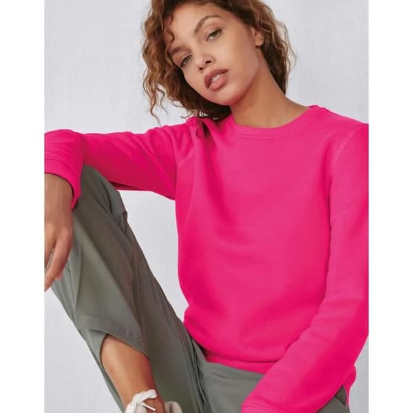 B&C Queen rundhalsad sweatshirt för kvinnor